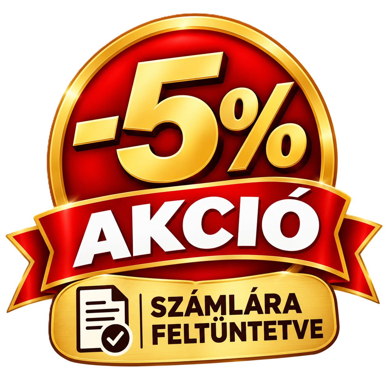 -5% reducere – menționat pe factură